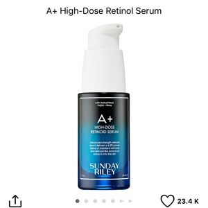 New Sunday Riley A+ Retinoid Serum